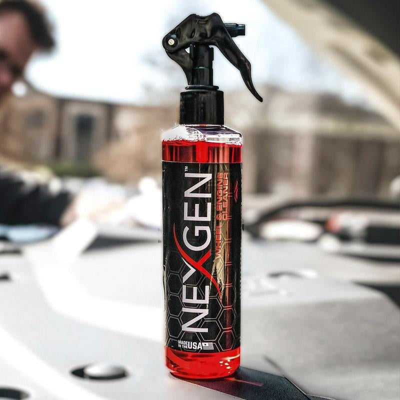 Nexgen Wheel and Engine Cleaner | Removes Brake Dust, Grease, & Road Grime | On-The-Go Car Detailing - Car Cleaning Supplies